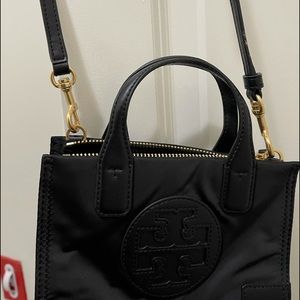 Used Authentic Tory Burch Ella Micro tote Bag